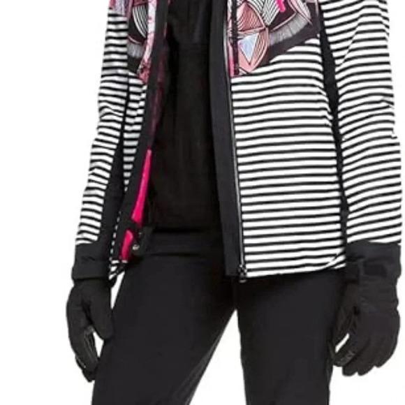 Roxy Girls Frozen Flow Snow Jacket DryFlight 15K Size 14 years (XL) or Woman(XS) - Picture 5 of 9